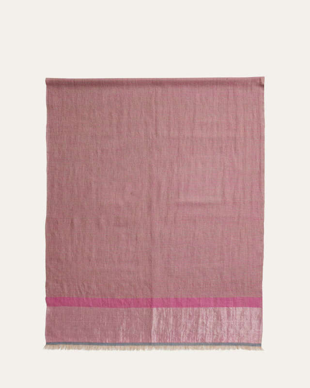 Stria Diamond Weave Cashmere Stole